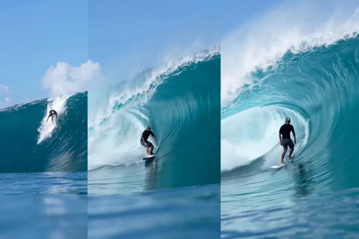 Teahupo&rsquo;o lance sa saison avec un swell massif et un Kauli Vaast intouchable