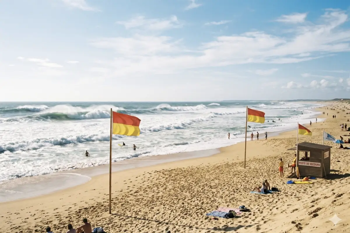 Drame à Capbreton : quand l’océan piège les premiers baigneurs de la saison
