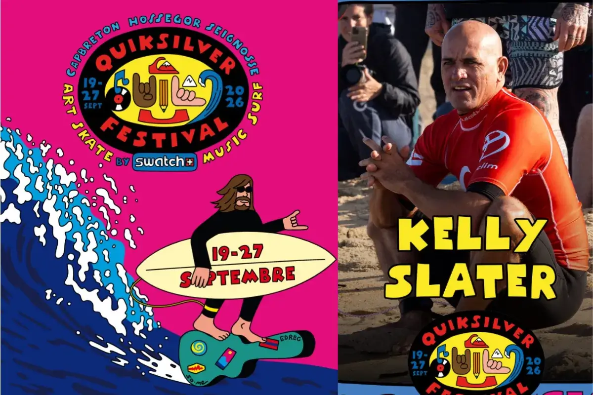 Quiksilver Festival 2026 : Kelly slater invité de marque, une programmation musicale incroyable