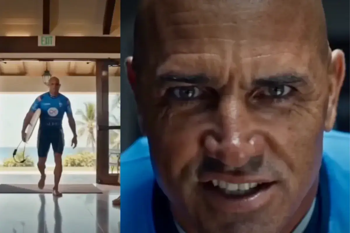La folle vidéo IA de Kelly Slater fuyant l&rsquo;hospice pour Teahupo&rsquo;o