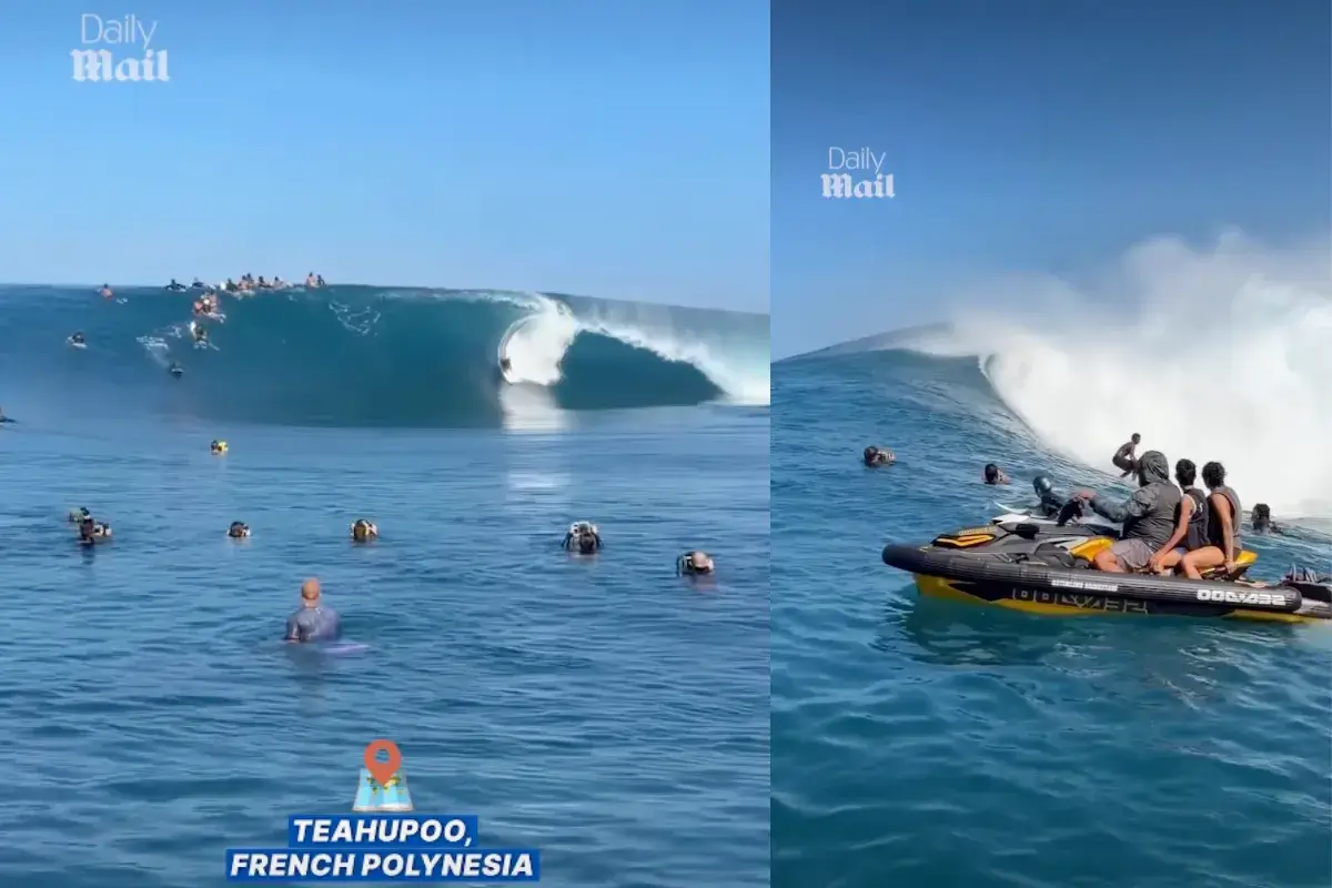 Le Daily Mail s&rsquo;attire les foudres du monde du surf en inversant Teahupo&rsquo;o