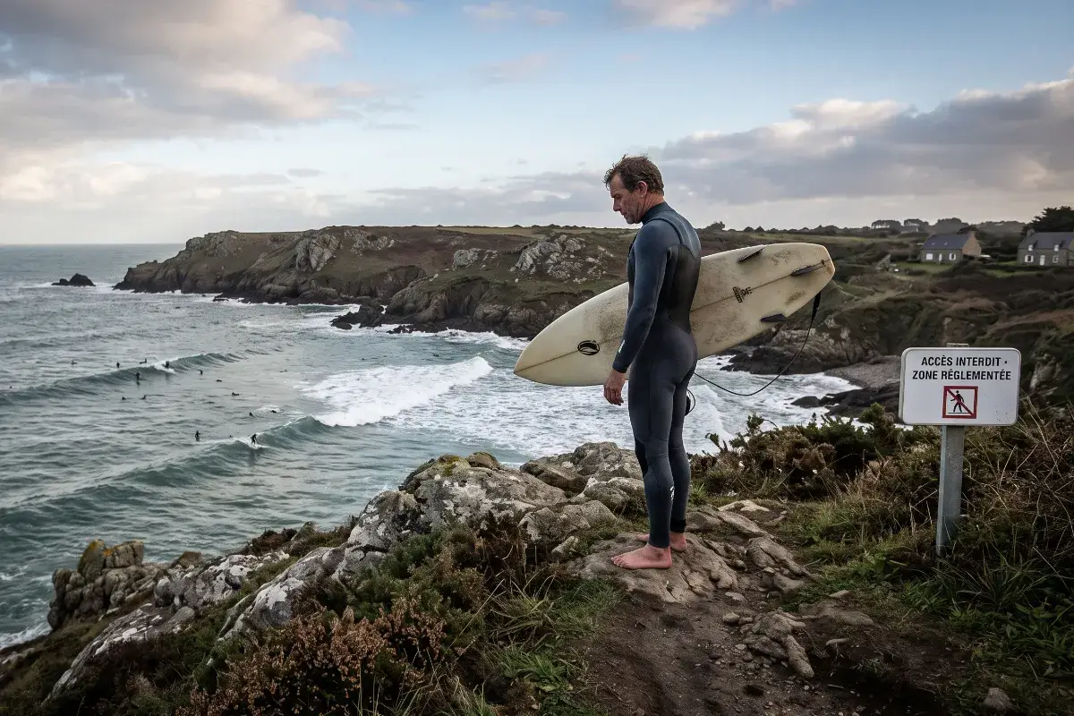 Surf Localisme bretagne nord incident et bagarre