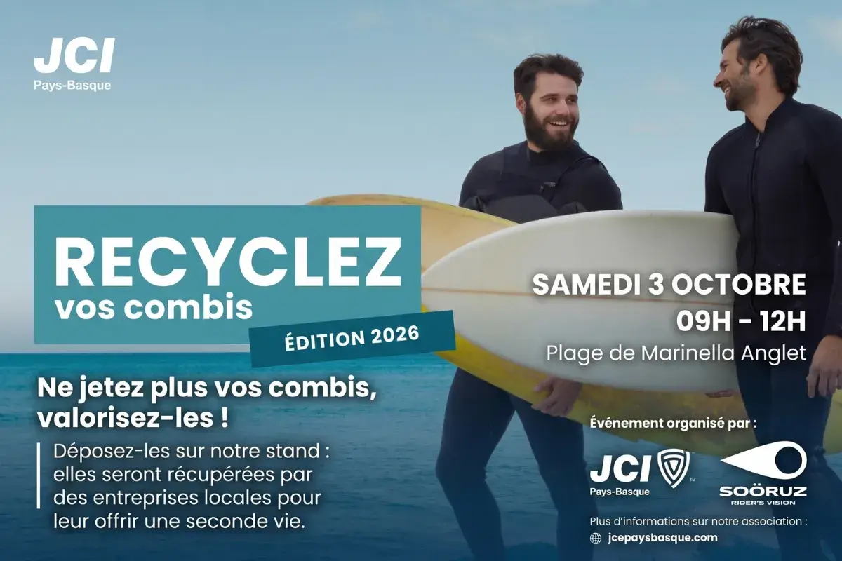 « Recyclez vos combis » : Anglet accueille la 3e édition de la collecte